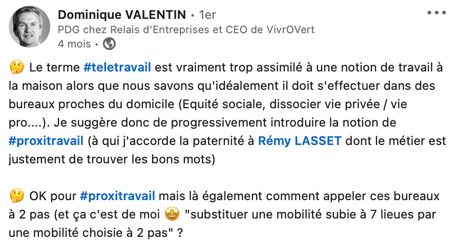 Relais d'Entreprises : réseau national d'espaces de proxitravail en milieu rural et péri-urbain